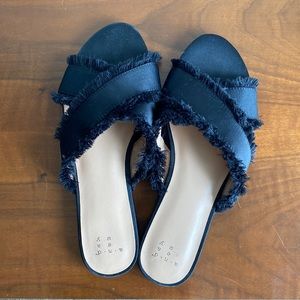 A New Day | Fringe Crossover sandals | size 7